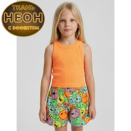 Комплект топ кашкорсе неон, шорты кулирка 7896900102