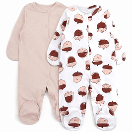 Комплект комбинезонов 2 шт интерлок 1335202001