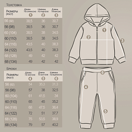 Костюм футер 2х нитка начес 8586310406