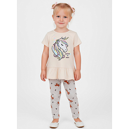 Комплект футболка кулирка, лосины кулирка лайкра  7063100316