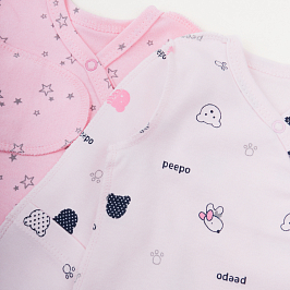 Комплект распашонок  2 шт интерлок 1204202504