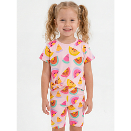 Комплект футболка кулирка , велосипедки кулирка с лайкрой 7946100401