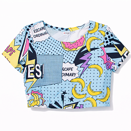 Кроп-топ кулирка  лайкра 1431100309