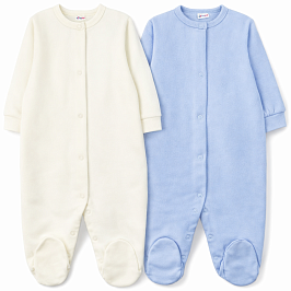 Комплект комбинезонов 2 шт футер 1235300102