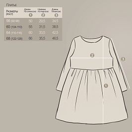 Платье кулирка 1715100101