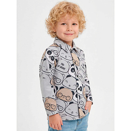 Рубашка футер 2х нитка начёс 0497310411