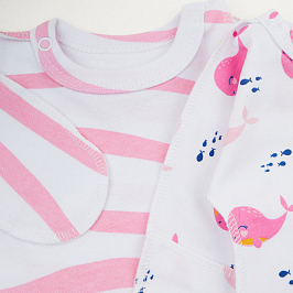 Комплект распашонок интерлок  2 шт  1090202503