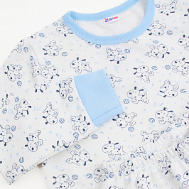 Пижама футер 2х нитка начёс 0936310807