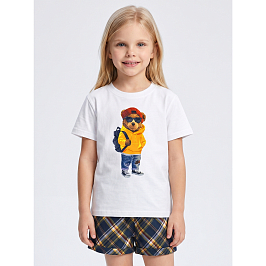 Комплект футболка кулирка, шорты футер 2х нитка петля 7011900102