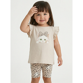 Комплект футболка кулирка, велосипедки кулирка лайкра  7139100105