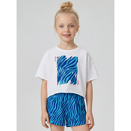 Комплект футболка кулирка, шорты кулирка лайкра 7401100103