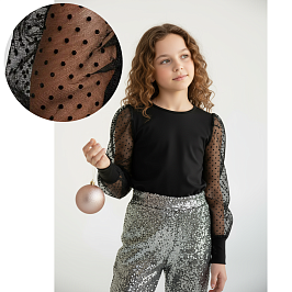 Блузка нарядная кулирка с лайкрой 2020100102